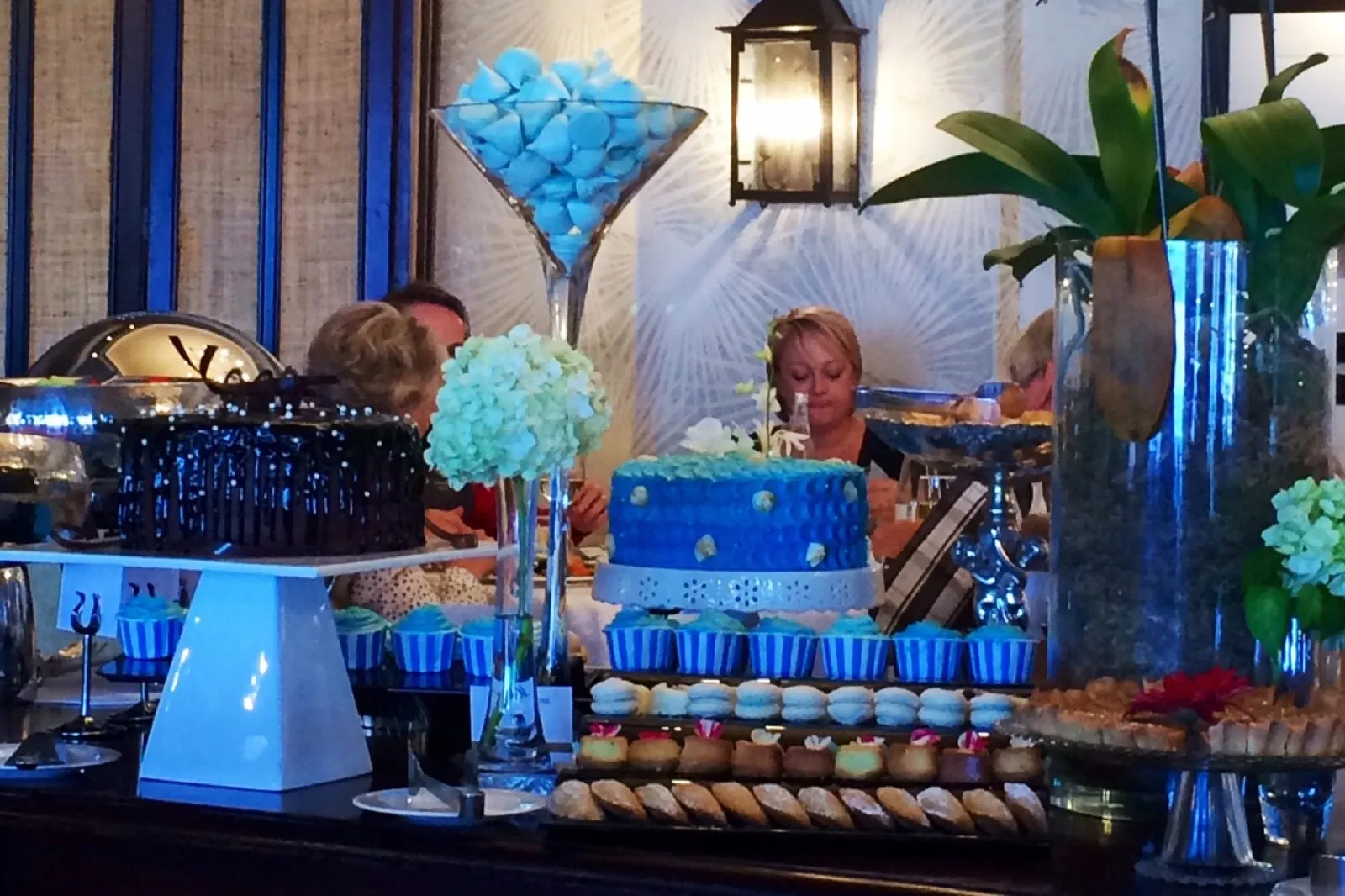 The dessert table