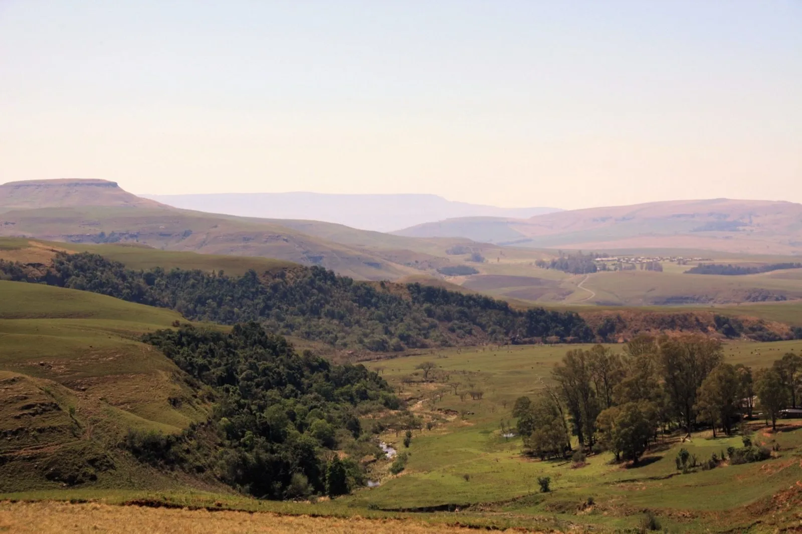 The hills below the Amphitheatre